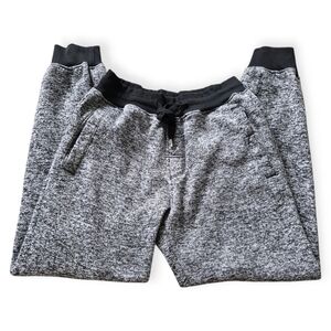 South Pole Men's Jogger Sweat Pants, Gray And Black, Size Small